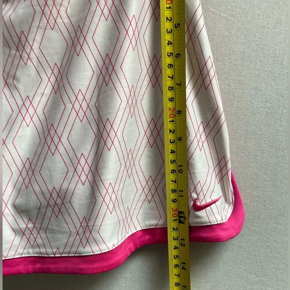 Nike Dri fit pink white skirt Sz M - Picture 6 of 8